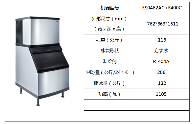 惠致組合式制冰機(jī)ES0462AC